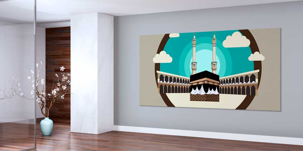 Kabe İllüstrasyon Tasarımlı Büyük Ebatlı Duvar Dekoru – 11444