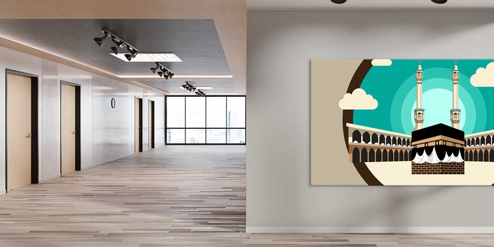 Kabe İllüstrasyon Tasarımlı Büyük Ebatlı Duvar Dekoru – 11444