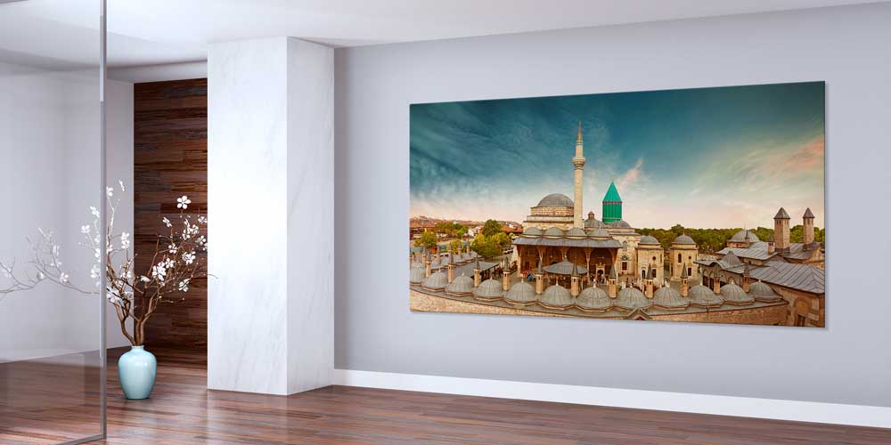Mevlana Türbesi Konya Manzaralı Büyük Ebatlı Duvar Dekoru – 11462