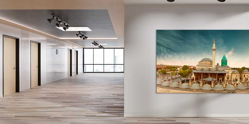Mevlana Türbesi Konya Manzaralı Büyük Ebatlı Duvar Dekoru – 11462