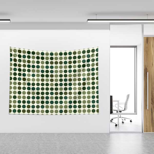 military-art-decor-11099-03 Yeşil Tonlarda Noktalı Kamuflaj Desenli Duvar Örtüsü 11099