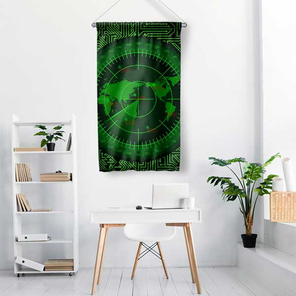 military-map-wall-decor-11140-01 Askeri Harita Duvar Flaması 11140