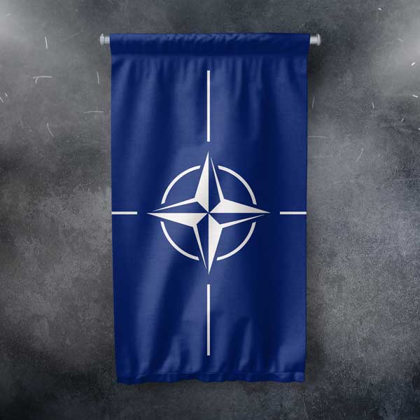 Askeri NATO Duvar Flaması 11138