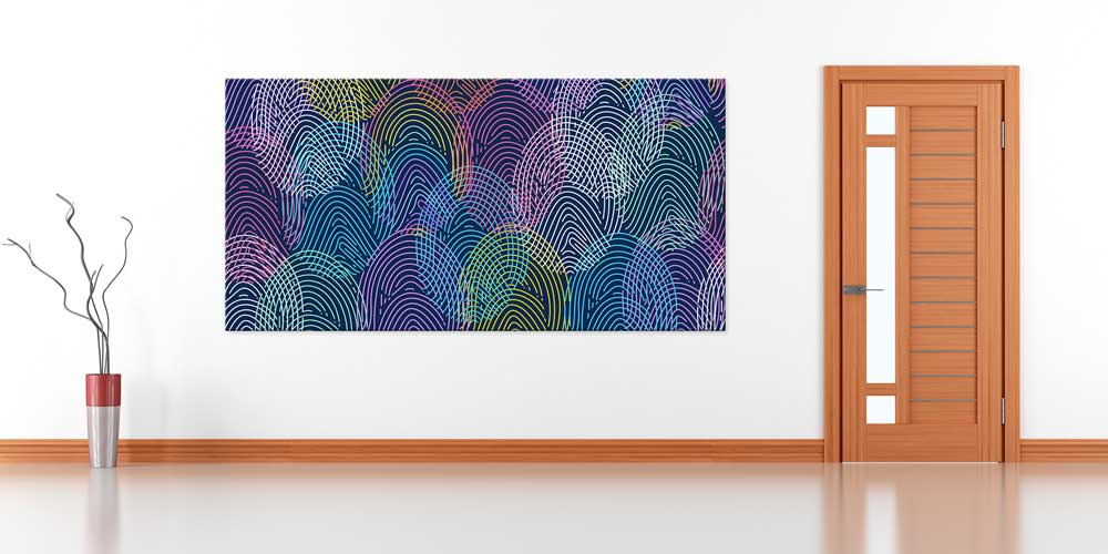 Soyut Dalgalı Çizgiler Dekor Ürünü 11339