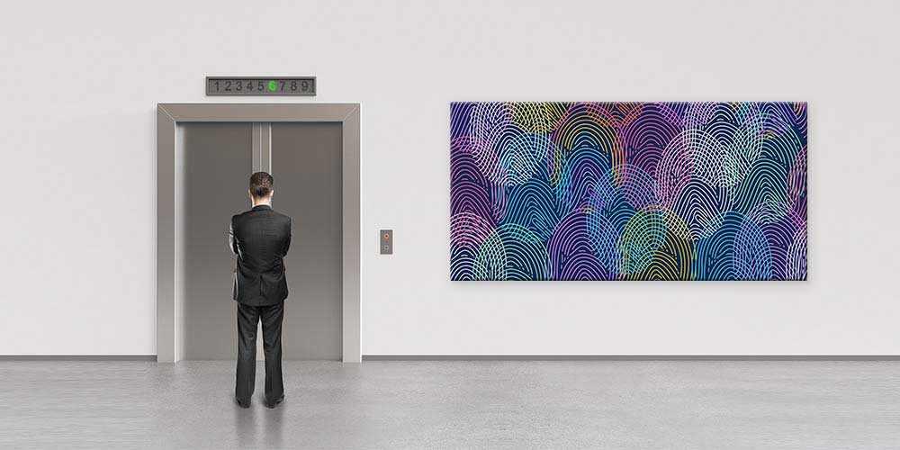 Soyut Dalgalı Çizgiler Dekor Ürünü 11339