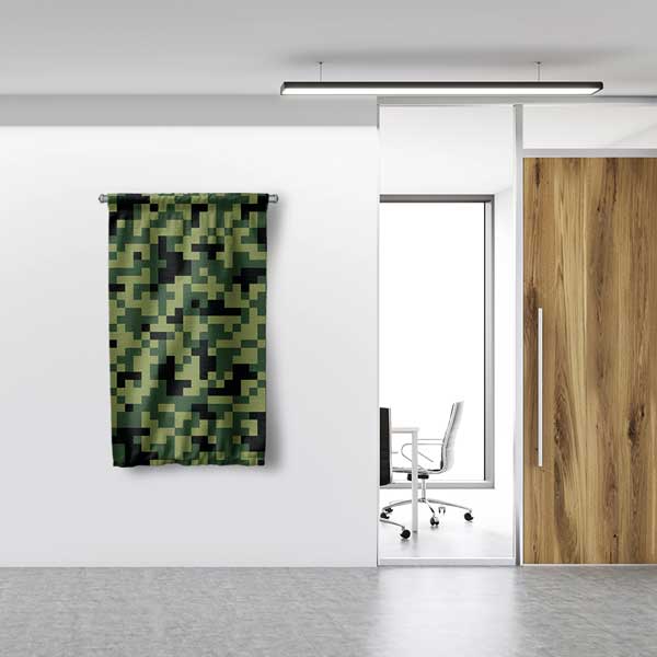 Askeri Duvar Sanatı | Piksel Kamuflaj Desen 11172