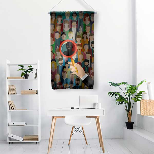 Polis Emniyet Asayiş Duvar Flaması 11183