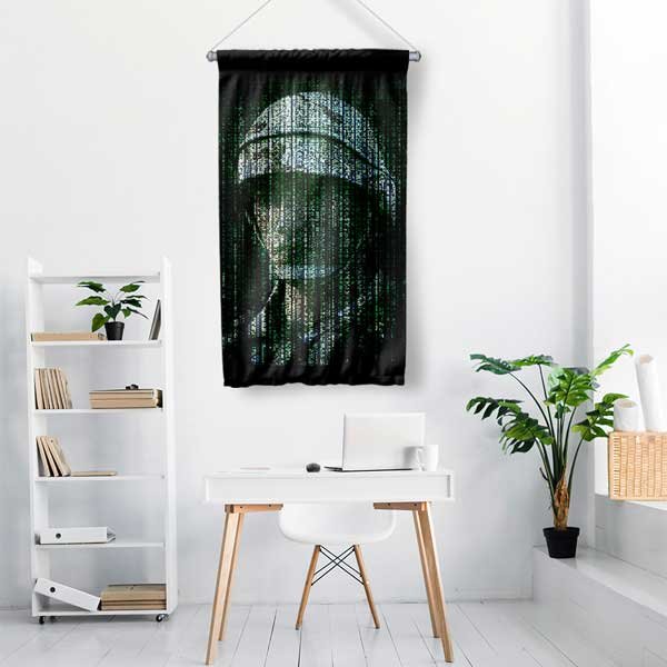 Askeri Duvar Sanat Dekorasyonu | Dijital Asker Portresi 11164