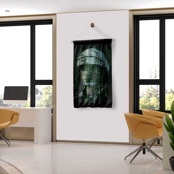 Askeri Duvar Sanat Dekorasyonu | Dijital Asker Portresi 11164