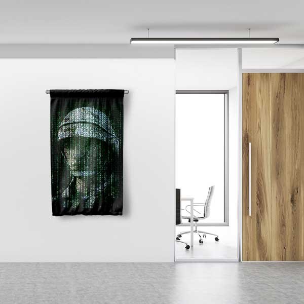 Askeri Duvar Sanat Dekorasyonu | Dijital Asker Portresi 11164