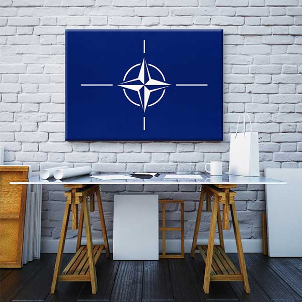 NATO Bayrağı Duvar Sanatı – 11189