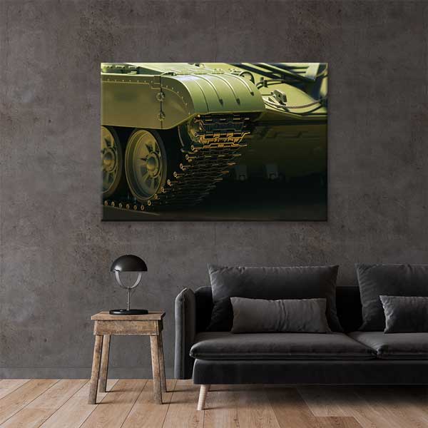 Zeytin Yeşili Tank Paleti Kanvas Tablo – 11227