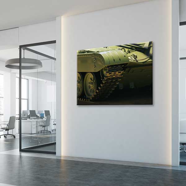 Zeytin Yeşili Tank Paleti Kanvas Tablo – 11227