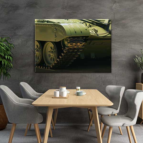 Zeytin Yeşili Tank Paleti Kanvas Tablo – 11227