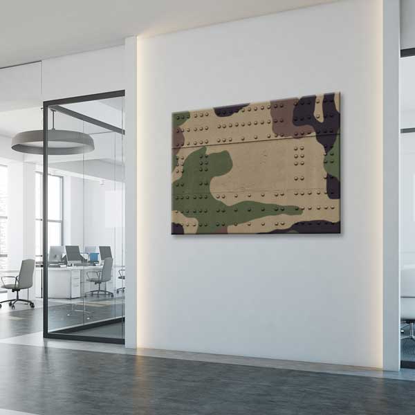 military-wall-canvas-art-11230-03 Kamuflaj Desenli Askeri Zırh Kanvas Tablo – 11230