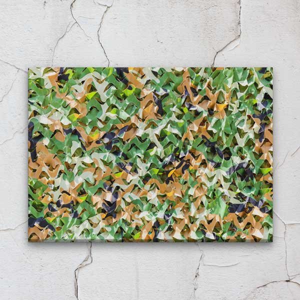 Gerçekçi Kamuflaj Ağı Deseni Kanvas Tablo – 11232