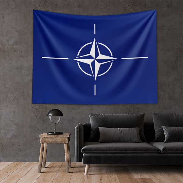 Koyu Mavi NATO Duvar Örtüsü 11027