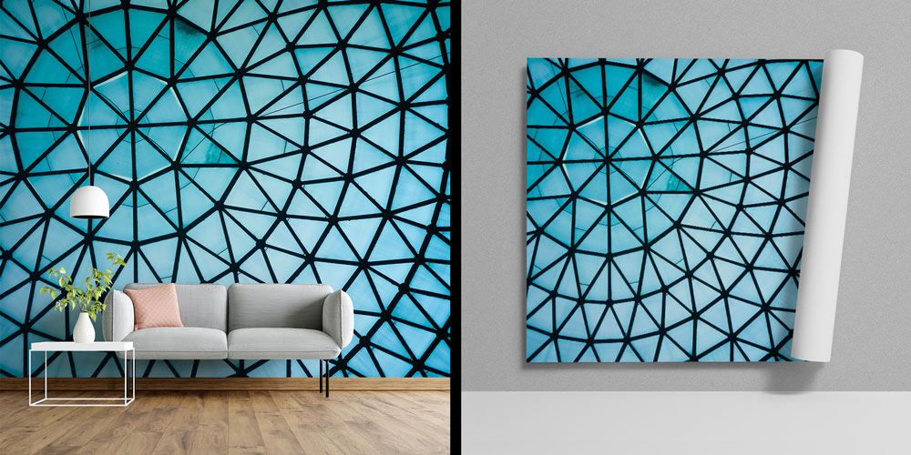 mimari-duvar-kagidi-5580-00 Geometrik Mimari Desenli Duvar Kağıdı 5580