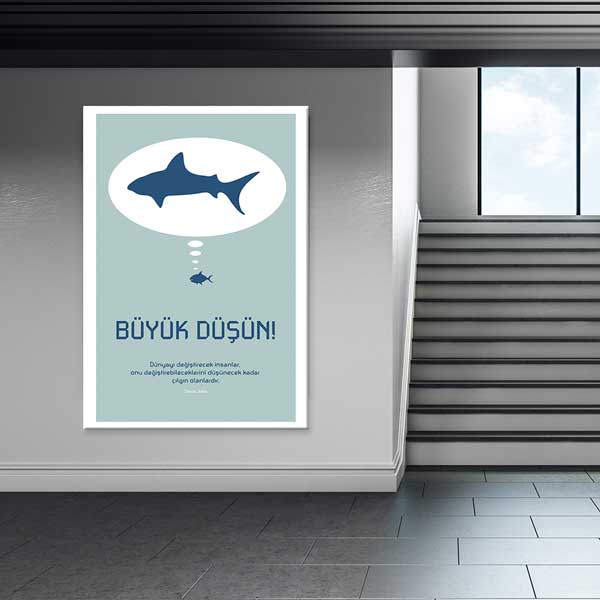 Büyük Düşün! Motivasyon Posteri – 3257