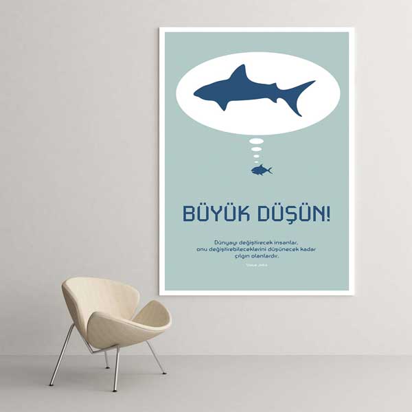 Büyük Düşün! Motivasyon Posteri – 3257