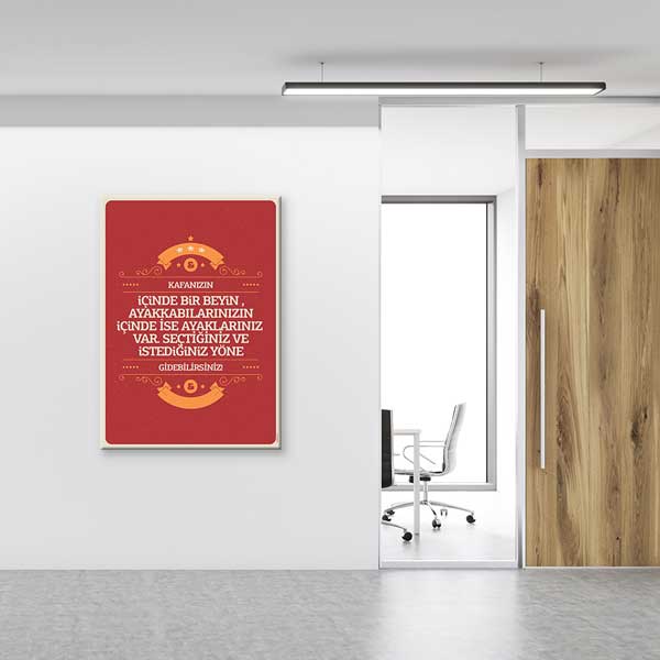 "Kendi Yolunu Seç" Kişisel Güçlenme Motivasyon Tablosu – B-888