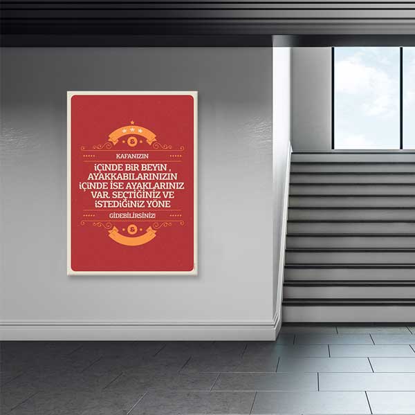 "Kendi Yolunu Seç" Kişisel Güçlenme Motivasyon Tablosu – B-888