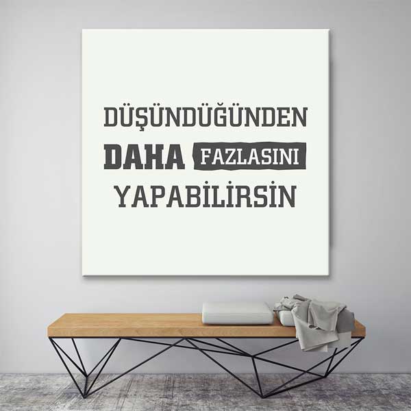"Düşündüğünden Daha Fazlasını Yapabilirsin" Motivasyon Posteri – 4078