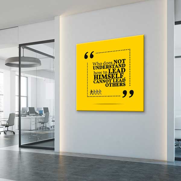Kendini Yönetemeyen Başkasına Liderlik Edemez Duvar Tablosu – 3180