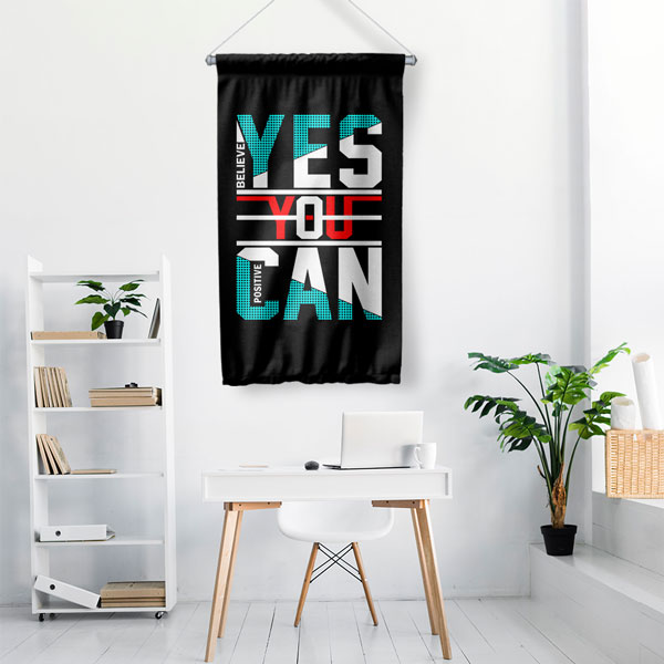 Yes You Can Duvar Flaması 7664