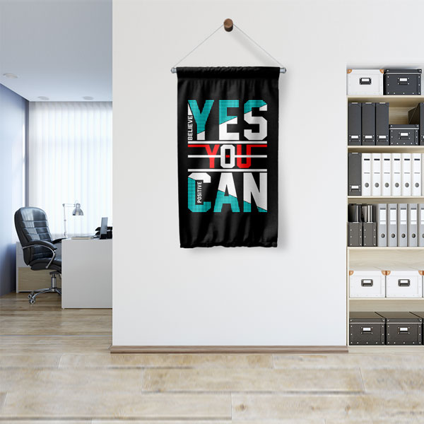 Yes You Can Duvar Flaması 7664