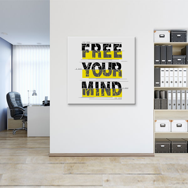 Free Your Mind Kanvas Tablo – 7454