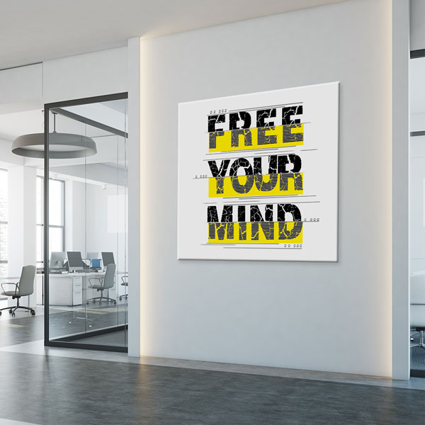 Free Your Mind Kanvas Tablo – 7454
