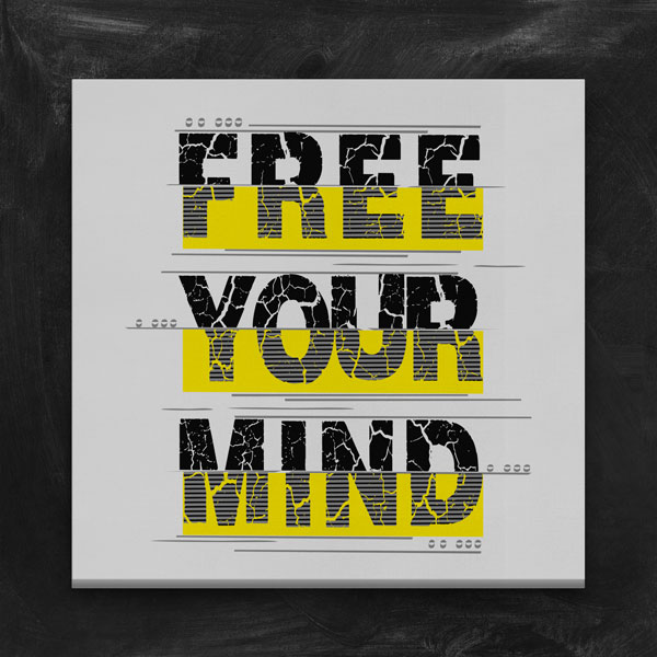 Free Your Mind Kanvas Tablo – 7454