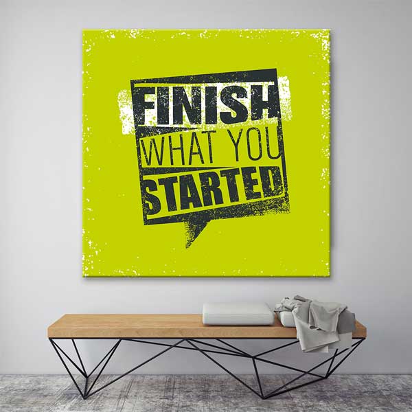 Başladığını Bitir Motivasyon Tablosu – 3170