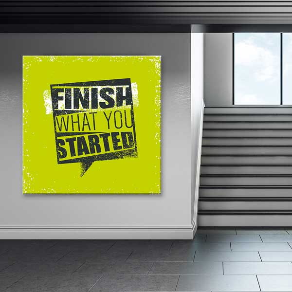 Başladığını Bitir Motivasyon Tablosu – 3170
