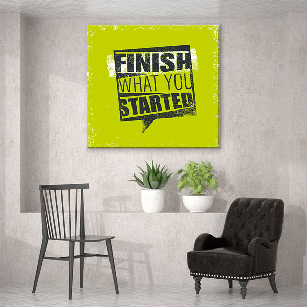 Başladığını Bitir Motivasyon Tablosu – 3170