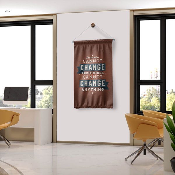 Motivasyonel Duvar Flaması "Those Who Cannot Change" 10258