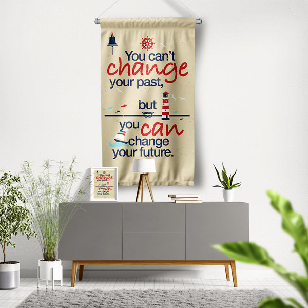 Change Your Future Duvar Flaması 7703