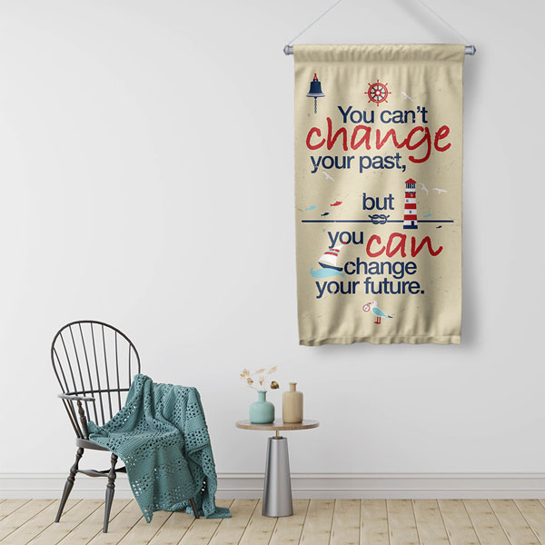 Change Your Future Duvar Flaması 7703