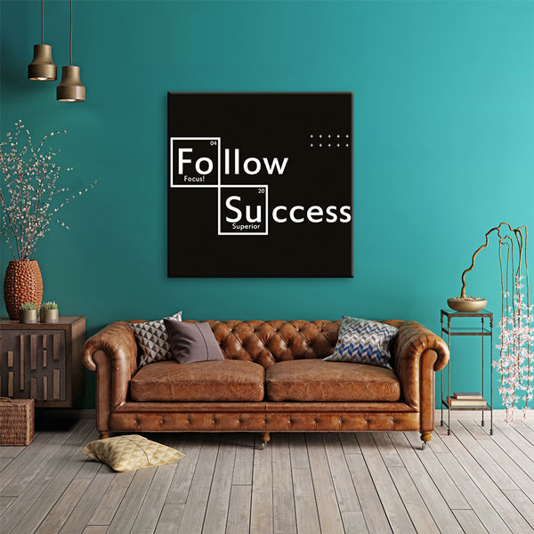Follow Success Kanvas Tablo – 7471