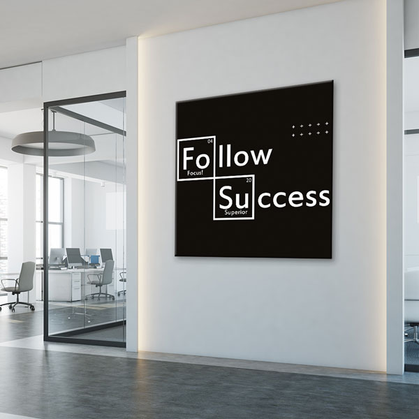 Follow Success Kanvas Tablo – 7471