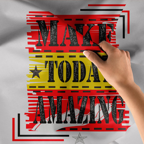 Motivasyon Duvar Örtüsü - Make Today Amazing 7604