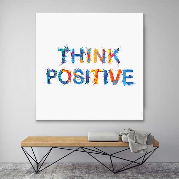 motivational-wall-design-3189-01 Pozitif Düşün Duvar Tablosu - Renkli Motivasyon – 3189