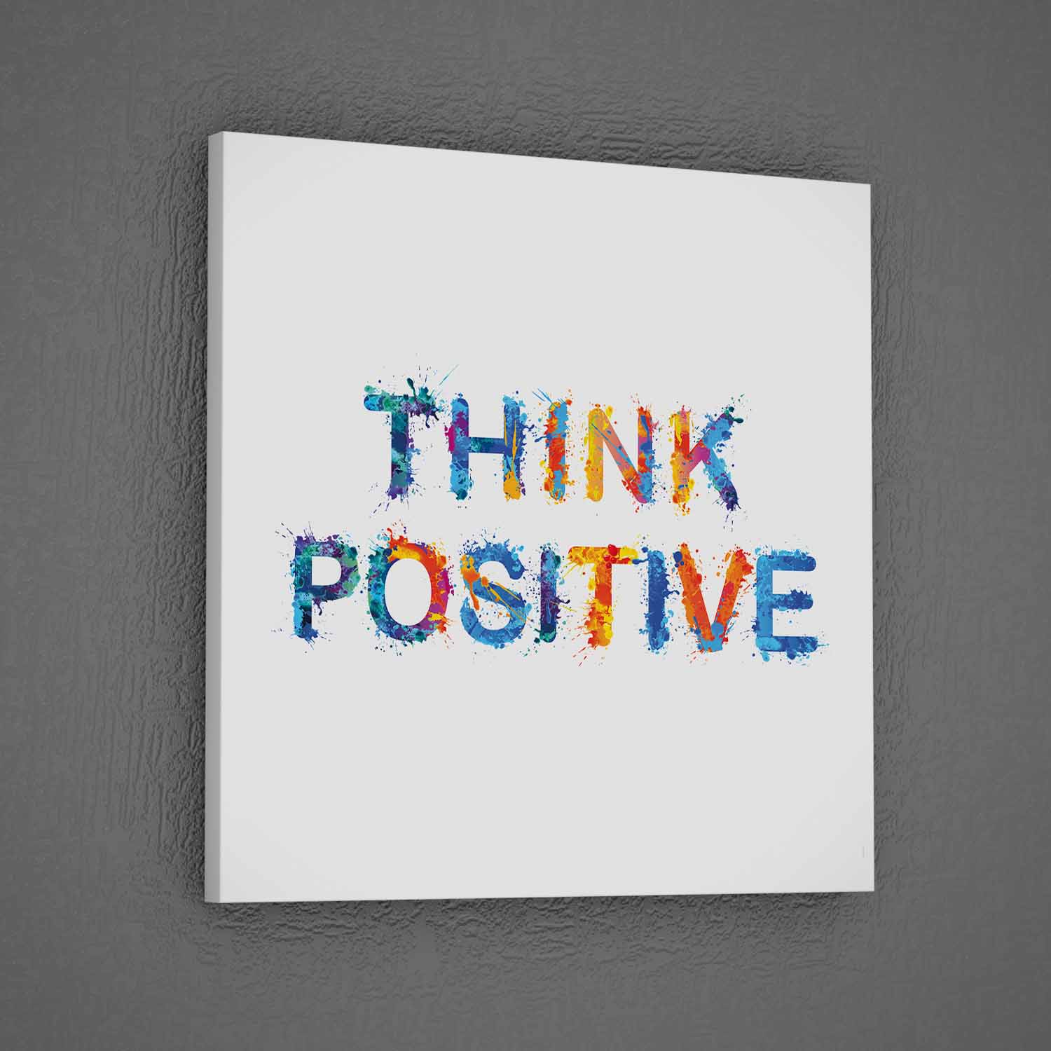 motivational-wall-design-3189-03 Pozitif Düşün Duvar Tablosu - Renkli Motivasyon – 3189