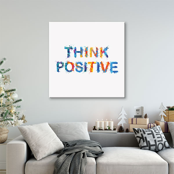 motivational-wall-design-3189-06 Pozitif Düşün Duvar Tablosu - Renkli Motivasyon – 3189