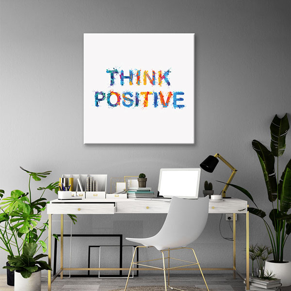 motivational-wall-design-3189-07 Pozitif Düşün Duvar Tablosu - Renkli Motivasyon – 3189