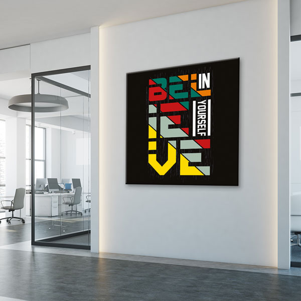 Believe In Yourself Kanvas Tablo – 7462