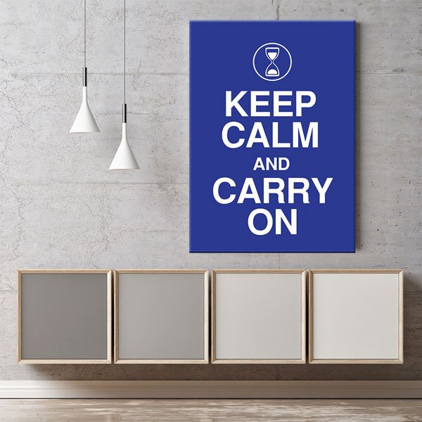 Motivasyon Keep Calm Kanvas Tablo – 7555