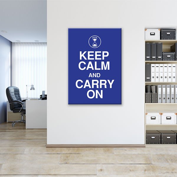 Motivasyon Keep Calm Kanvas Tablo – 7555