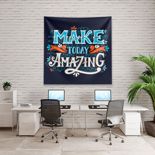 Motivasyon Duvar Örtüsü - Make Today Amazing (Klasik Stil) 7612